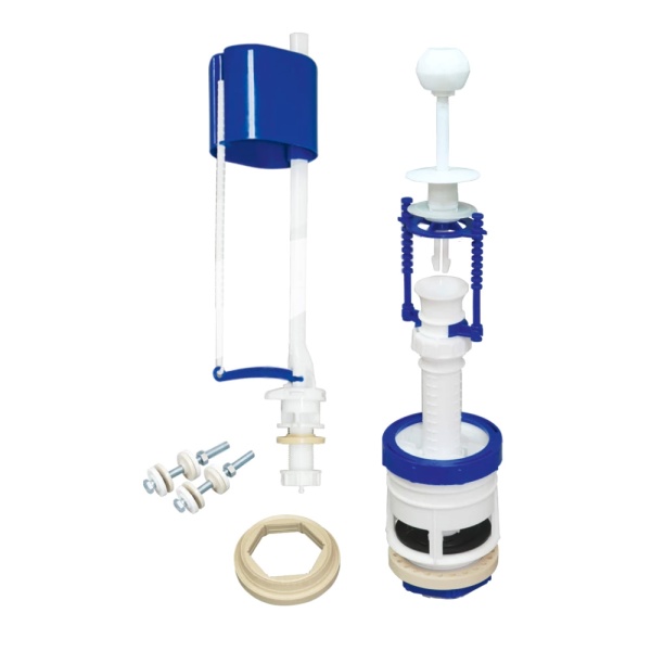 Арматура д/бачка набор 1/2" пл/ш н/под хр шток РБМ АС-6.1M