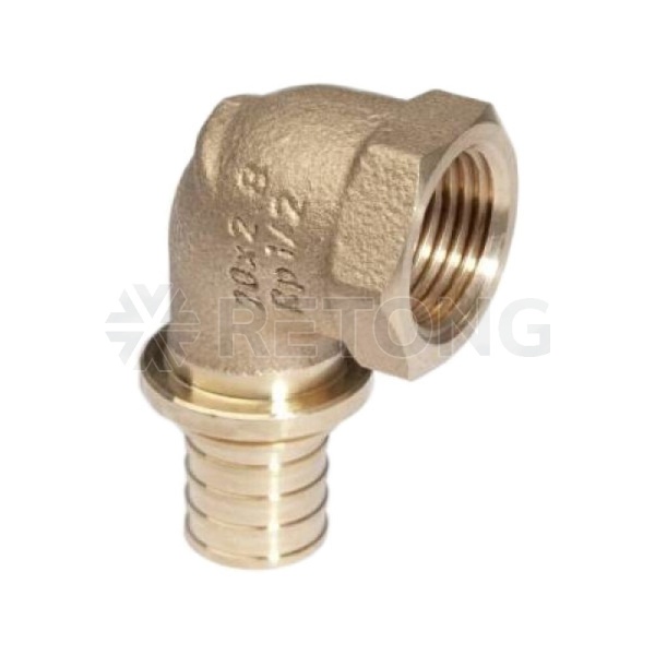 Угольник PE-X бр аксиал Дн20х3/4" ВР RAUTITAN RX+ Rehau 14563561001
