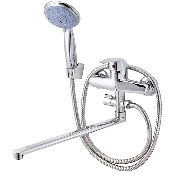 Смес/ванна ПСМ-527-037 однор дл/изл плоск Lобр в/к PROF ECO Профсан PSM-527-037