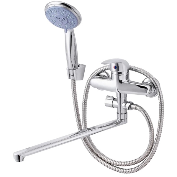 Смес/ванна ПСМ-527-037 однор дл/изл плоск Lобр в/к PROF ECO Профсан PSM-527-037