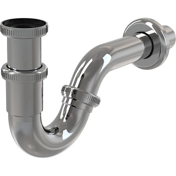 Сифон биде труб б/вып 1 1/4"x32 лат пр/тр 32 хром Alca A45G