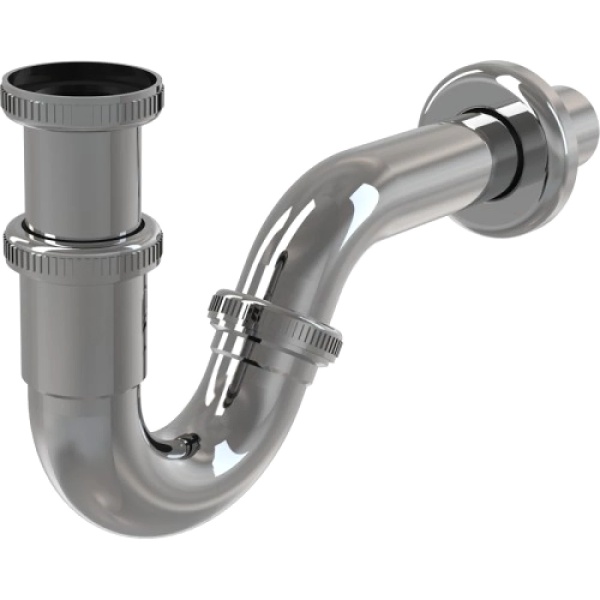 Сифон биде труб б/вып 1 1/4"x32 лат пр/тр 32 хром Alca A45G