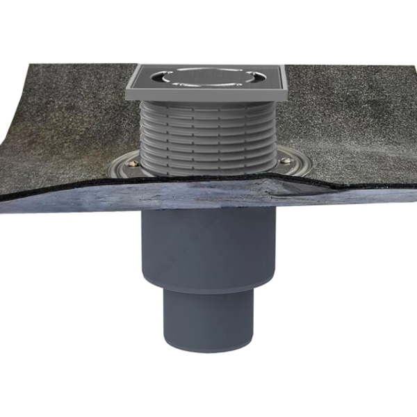 Трап рег верт/вып сух/затв Дн50/75/110 нерж/реш 115х115 HL HL310HPrblue