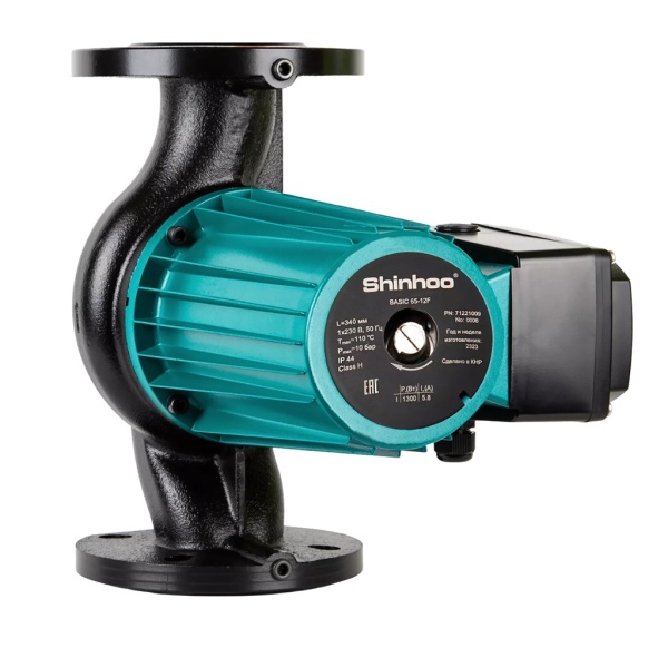 Насос циркул BASIC 50-12SF PN10 400В Shinhoo 71222003