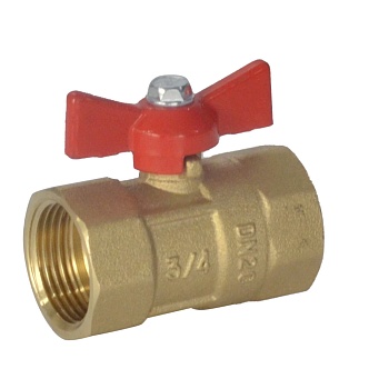 Кран шар лат ПРАКТИК 130 Ду15 Ру16 м/м баб ГАЛЛОП 103252