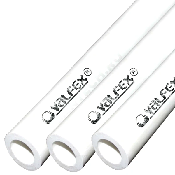 Труба PP-R бел Дн50х4,6 Ру10 SDR11 20С 4м VALFEX 10103050