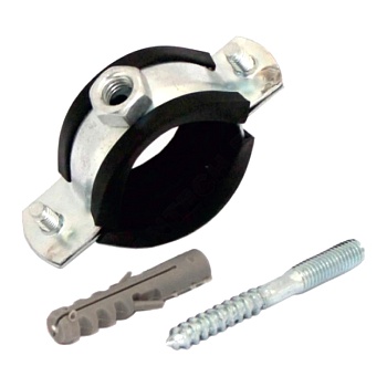 Хомут ст оц рез/пр М8 (72-80)мм (2 1/2") в/к