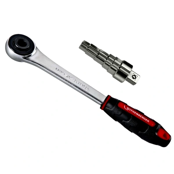 Ключ д/соед разъем ступ 3/8"-1" с трещеткой Rothenberger 73297
