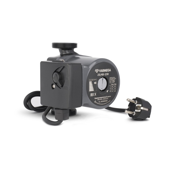 Насос циркуляционный Varmega VMCP01 Basic 25/40 130, VMCP01-25401301, без гаек