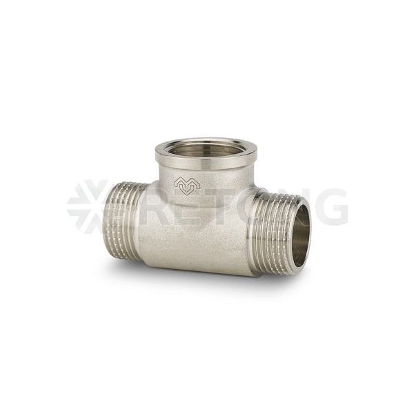 Тройник Varmega ВР-НР-ВР переходной 3/4" x 1/2" x 1/2", никелированный