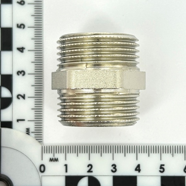 Ниппель лат Ду25 НР никель LD.67.501.25