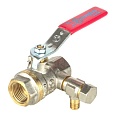 Краны шаровые латунные со спускным устройством