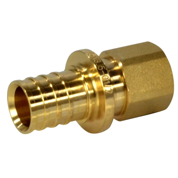 Муфта PE-X лат аксиал Дн25х3/4" ВР РОС