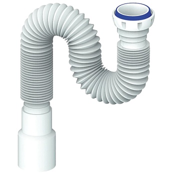 Гофра с гайкой 1 1/2"x40/50 L=300-800мм Unicorn D85