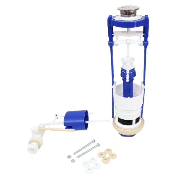 Арматура д/бачка набор 1/2" пл/ш б/под хр кноп 1реж РБМ АС-16.1М