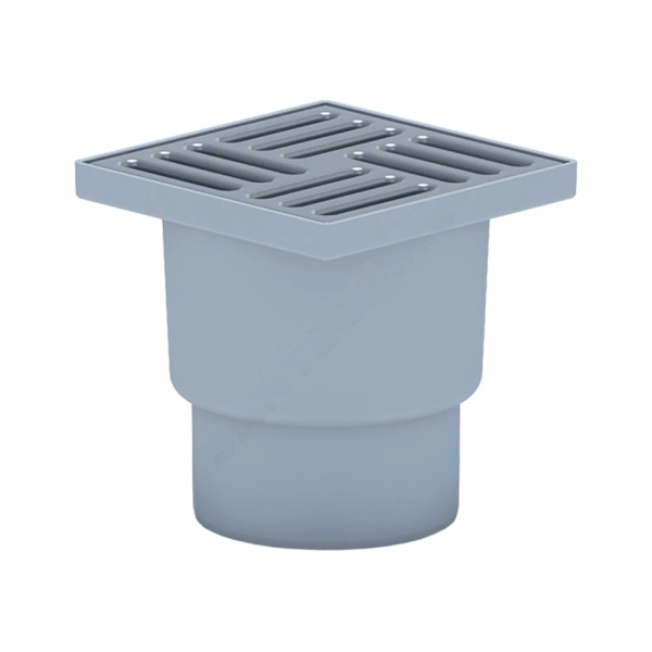 Трап нерег верт/вып сух/затв Дн110 нерж/реш 150х150 АНИ Пласт TQ1212