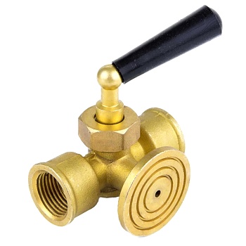 Кран д/ман лат 1063 G1/2" Ру16 м/м рук фл Aquasfera 1063-01