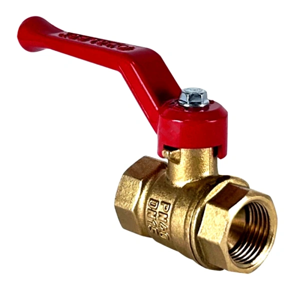 Кран шар лат 11Б27фт1М Ду25 Ру40 м/м рыч VALFEX VF.214.LR1.100.DP