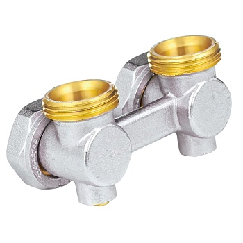 Узел нижнего подключения Varmega VM14011 3/4" НР-ВР, угловой, для двухтрубных систем