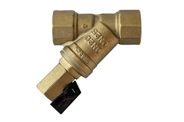 Фильтр сетчатый со сливным краном Ридан FVR-DR DN50 PN25 Т от -20 °С...130 °С латунь CW602N