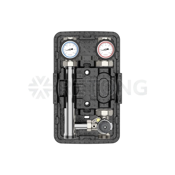 Насосная группа Varmega V-Flow DN32, с 3-ходовым клапаном, нержавеющая сталь, без насоса и привода