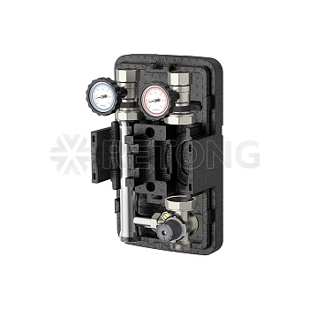 Насосная группа Varmega V-Flow DN32, с 3-ходовым клапаном, нержавеющая сталь, без насоса и привода