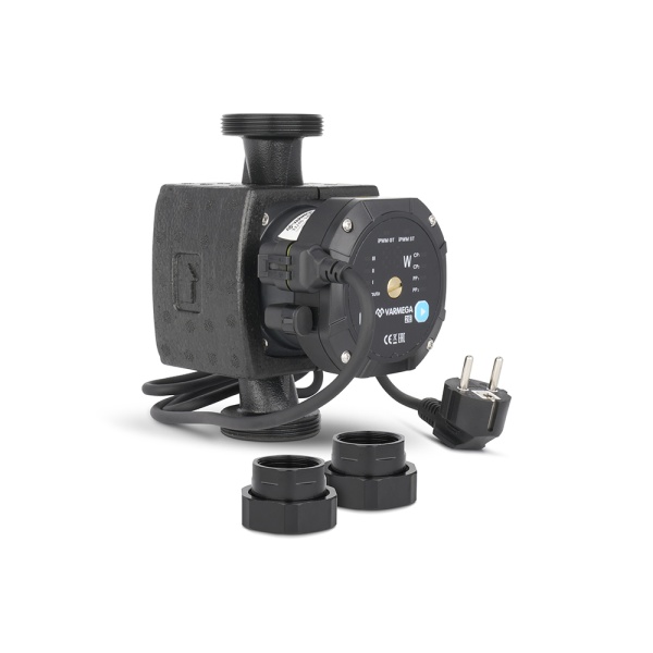 Насос энергоэффективный Varmega VMCP03 2E 32/80 180, VMCP03-32801803, с гайками и термоизоляцией