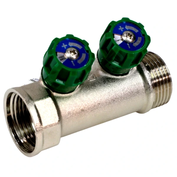 Коллектор лат клап рег 1" м/р 2в 1/2" ПУ н/р 36мм M210 SantechSystems