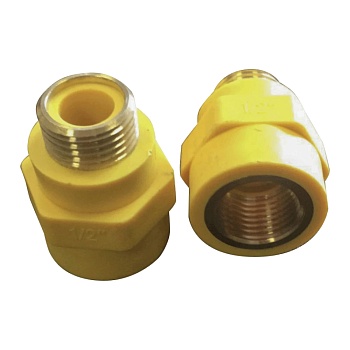 Вставка д/газ подвод 3/4" ВР/НР диэлектрическая OSCAR-Mflex