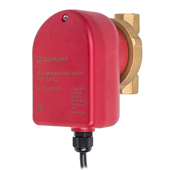 Насос циркул ГВС UPH 15-1.5 PN6 230В б/к Unipump 68103