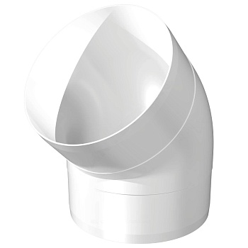 Колено круг 45гр пласт D125 Эра 12,5ККП 45