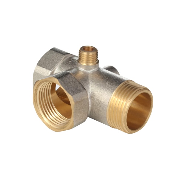 Штуцер пятивыводной 3x1"+2x1/4" лат ник Aquasfera 9036-02