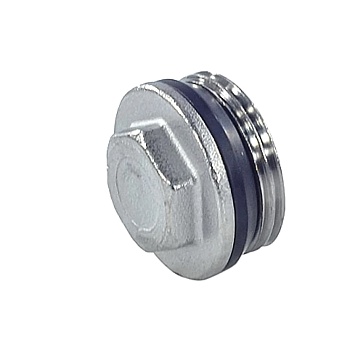 Пробка лат 1 1/4" н/р д/коллект с прокл Giacomini R592DX006