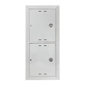 Шкаф пожарный встроен ШПК 320-12 ВЗБ (2ПК+2огн) ЗМ 1345х700х300 бел ФАЭКС