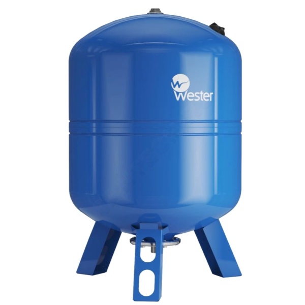 Гидроаккумулятор верт син 100л 10атм 1" НР WAV Wester 0-14-1140