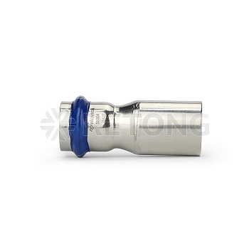 Муфта-вставка однораструбная Varmega Inox Press переходная VM704001815, 18a×15 мм