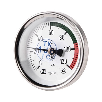 Термометр биметалл ТБП-Т 120С Дк63 L=100 G1/2" осев НПО ЮМАС