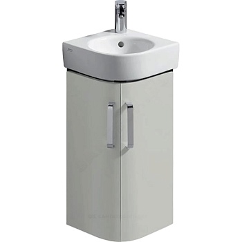 Тумба Renova Compact п/ угл умыв 45 сер мат/глян Geberit 862133000