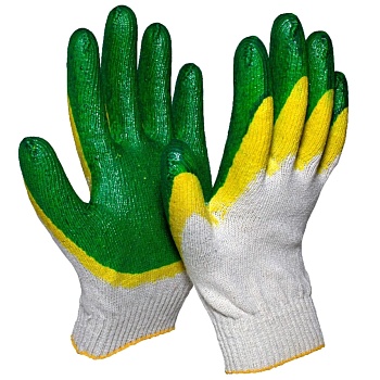 Перчатки (пара) трикотаж 13класс 2/латексное покрытие ПЕР10.13