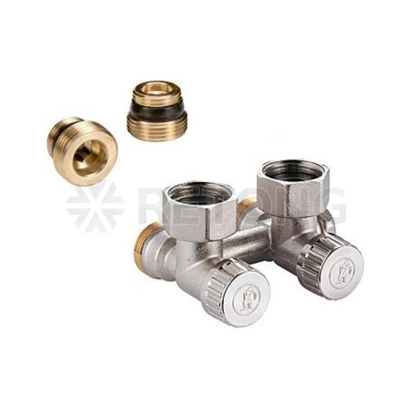 Узел ниж/п Ду15 Ру10 1/2x3/4" ПУ угл в/к Giacomini R384X012