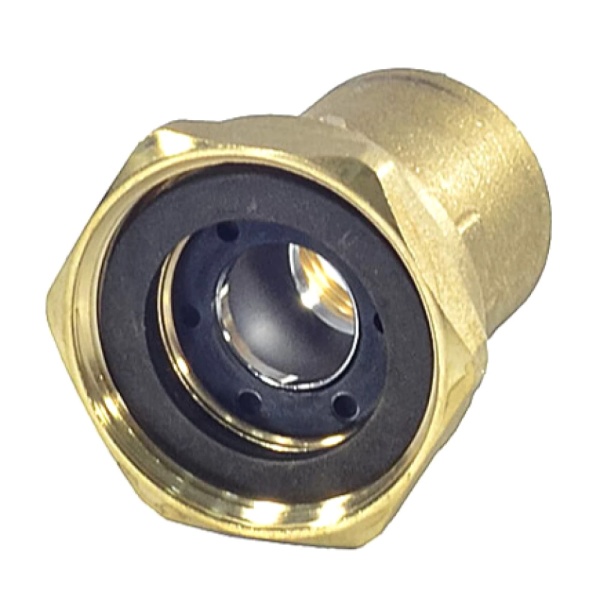 Соединение лат кран/шар 1"x1 1/2" вн/р д/подкл насоса Giacomini R252Y001