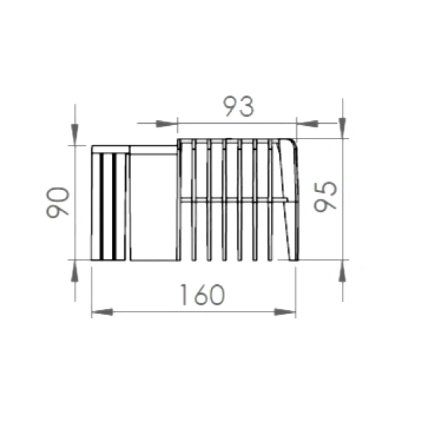Листвоуловитель PP Дн160 Fachmann 01.069