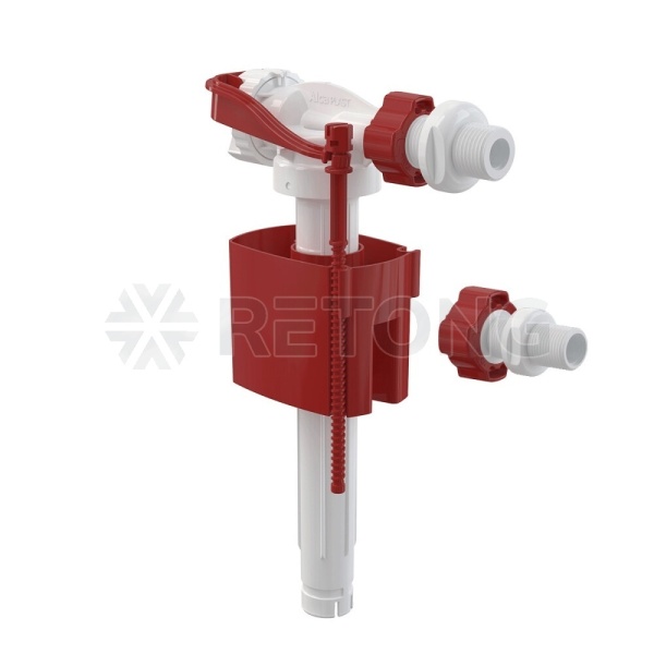 Арматура д/бачка налив 3/8" и 1/2" пл/ш б/под Alca А150UNI
