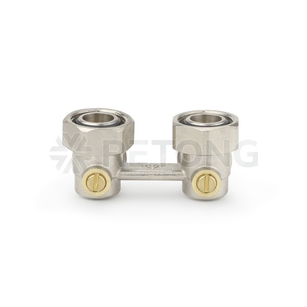 Узел нижнего подключения Varmega VM14011 3/4" НР-ВР, угловой, для двухтрубных систем