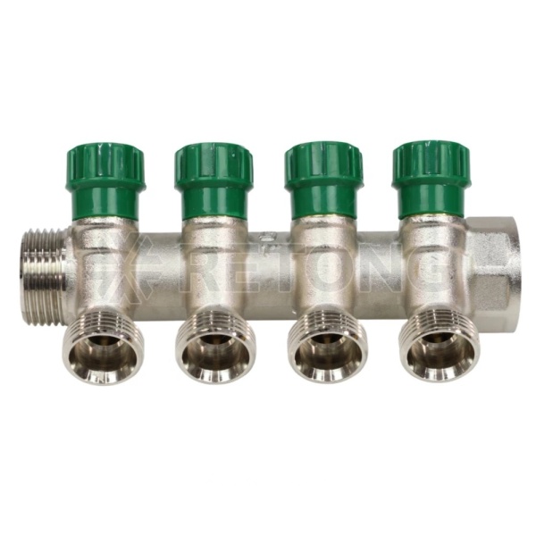 Коллектор лат клап рег 1" м/р 4в 3/4" ЕК н/р 36мм M211 SantechSystems