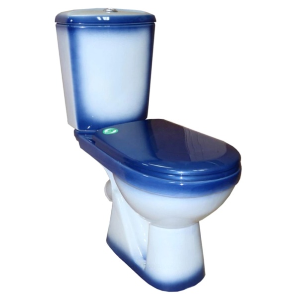 Унитаз-компакт Комфорт к/вып н/под 2реж в/к PP син/д Rosa Киров