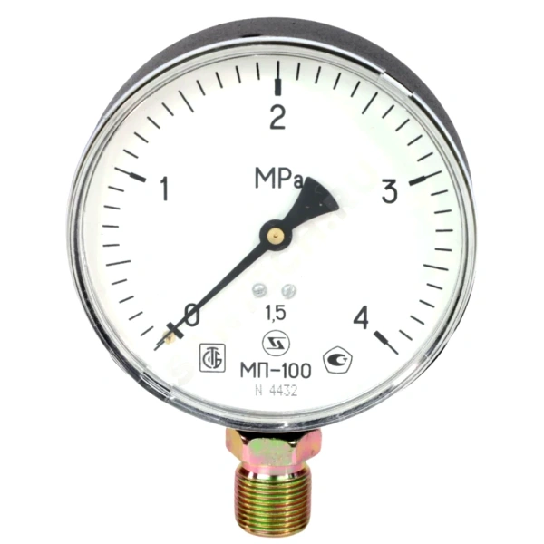 Манометр рад МП-100 0-2,5МПаДк100 М20х1,5 ст ЗТП Минск