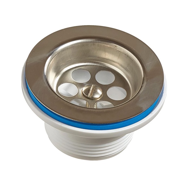 Выпуск мойки 1 1/2" нерж/сетка Орио А-4004-02