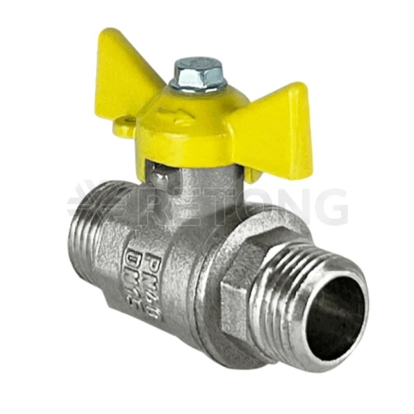 Кран шар лат газ 11Б27фтМ нк Ду15 Ру40 р/р баб VALFEX VF.279.NB3.012.N/P59