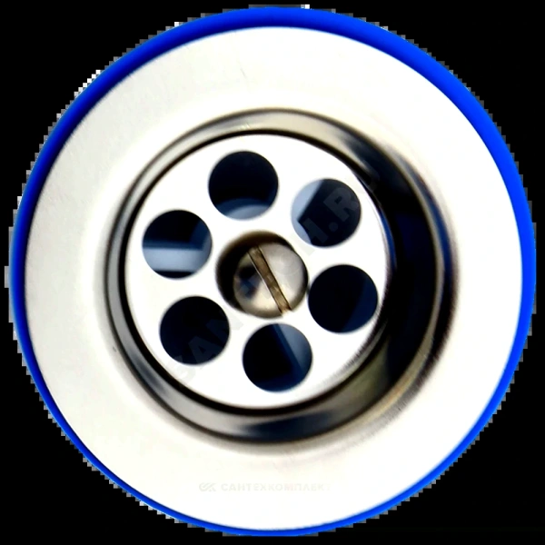 Выпуск мойки 1 1/2" нерж/сетка АНИ Пласт M100